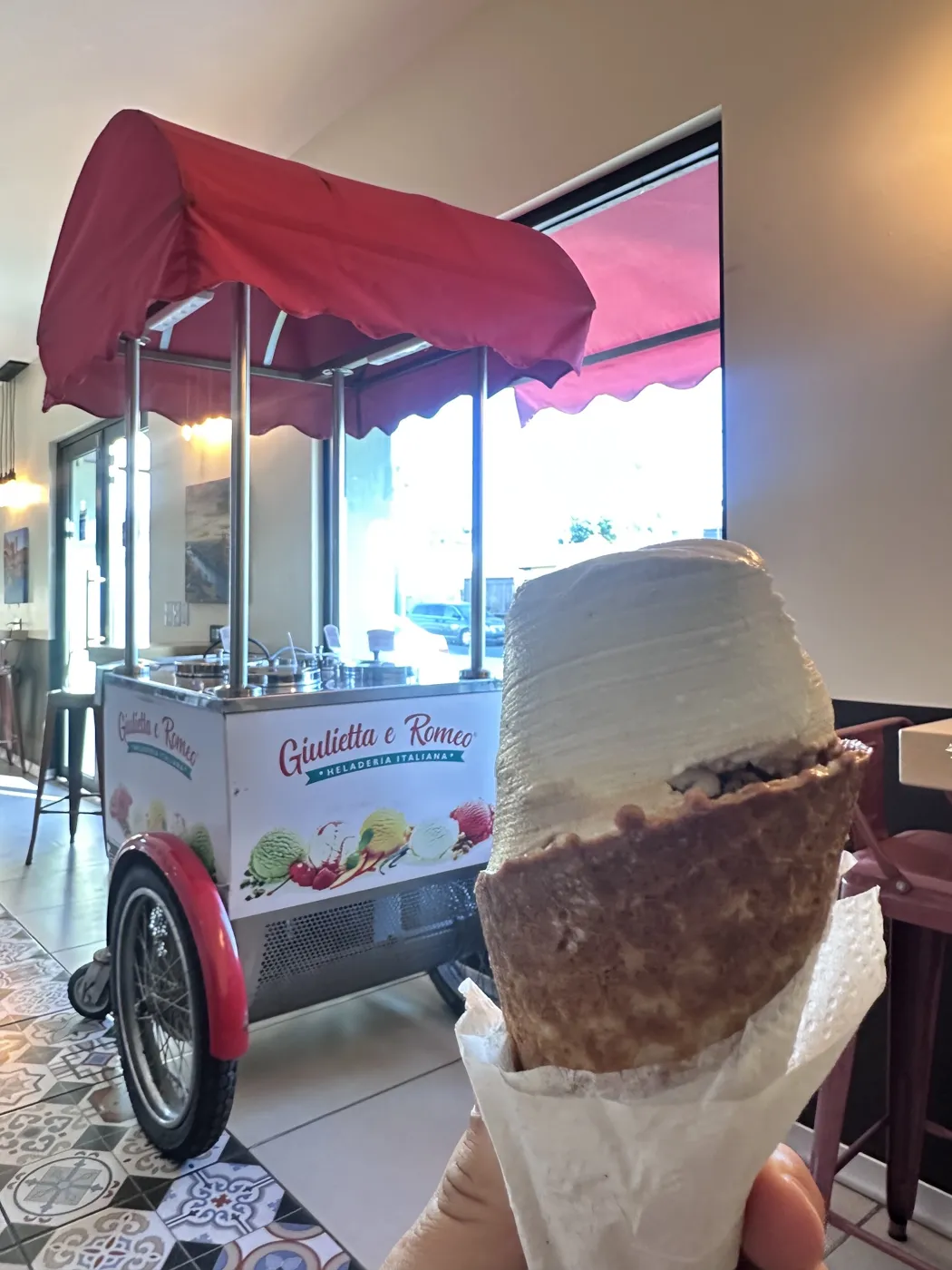 Carrito de gelato