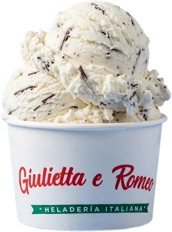 Gelato de stracciatella